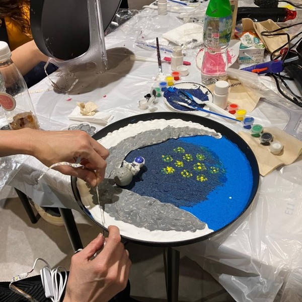 理肌畫月球燈DIY工作坊